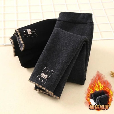 女童打底裤秋冬季保暖洋气