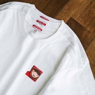 禧衫依然范特西卡通Q版可爱刺绣短袖周杰伦演唱会周边男女情侣款