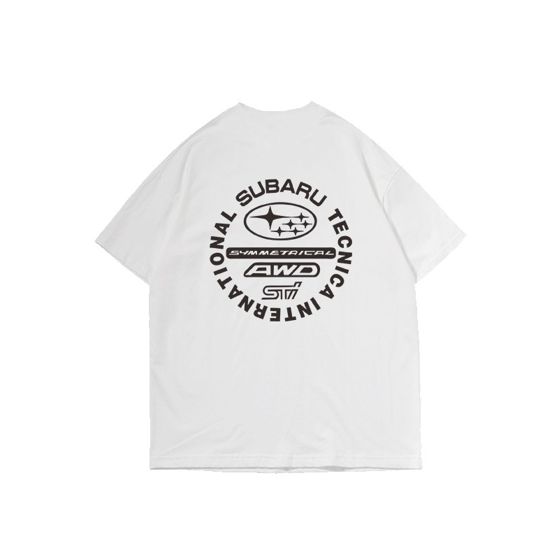 个性头文字D落肩纯棉印花