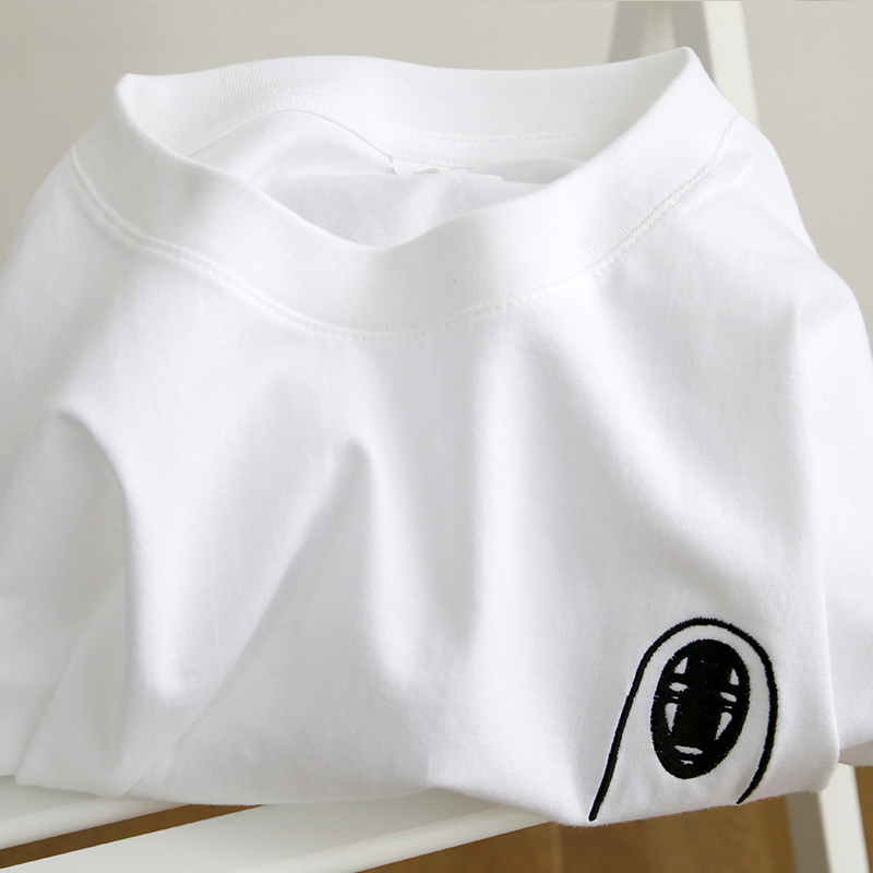 HHOP千与千寻动漫男女情侣装夏装2023新款ins潮流学生短袖宫崎骏