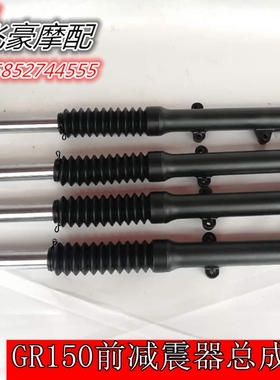 适用轻骑铃木摩托车配件QS150-5悍骏GR150前减震总成前后叉避震器