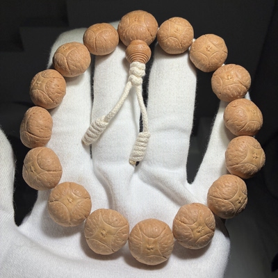 【L-560】京城菩提出品 正宗尼泊尔麒麟眼菩提手串 尺寸17mm