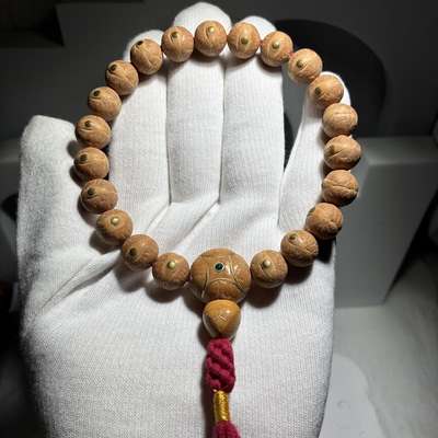 【L-551】2025年尼泊尔正宗小凤眼 【实心籽】 镶嵌铜钉款