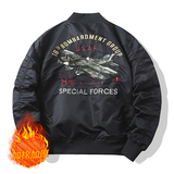 2025秋冬飞行夹克男春秋刺绣棒球服战术夹克JK218薄P115厚P130，男装夹克，星座四季星座1412