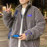 2022秋冬款羽绒服百搭羽绒服男潮流立领潮牌羊羔毛外套Y2215，男装棉衣，星座1412