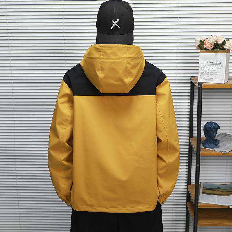 冲锋衣男士春秋户外运动登山服女防风防水夹克外套男JK325-P85图片
