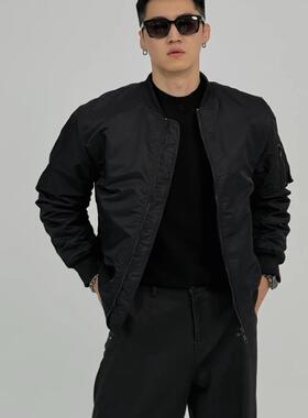 ｛网图现货｝美式MA1飞行员经典款棒球领加棉外套薄款P85加棉P105