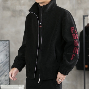 2025冬季新款棉衣男士立领羊羔绒加厚保暖外套风宽松上衣M117图片