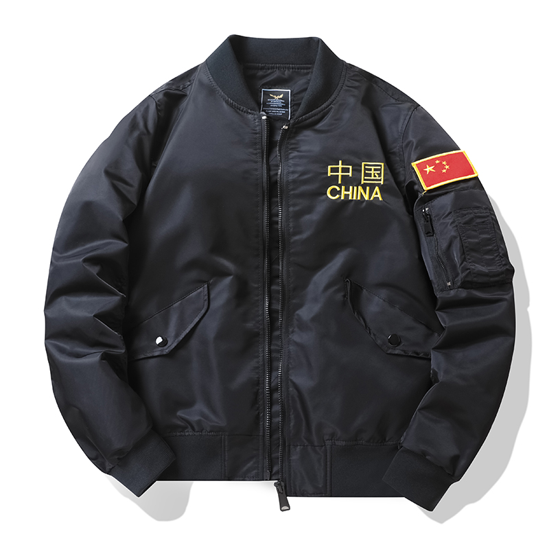 2023秋冬空军ma1飞行夹克男春秋刺绣棒球服战术夹克JK220-P90