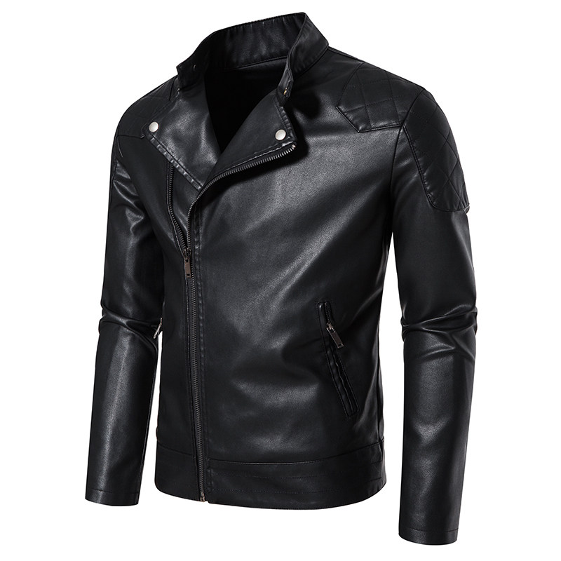 2022秋季新款男机车PU皮夹克皮衣男外套1412-J,男装皮衣,星座四季星座1412