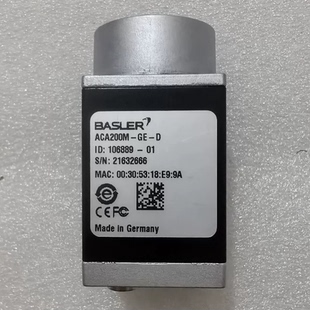 acA200M-GE-D德国BASLER巴斯勒工业相机全系列型号黑白彩色摄像头