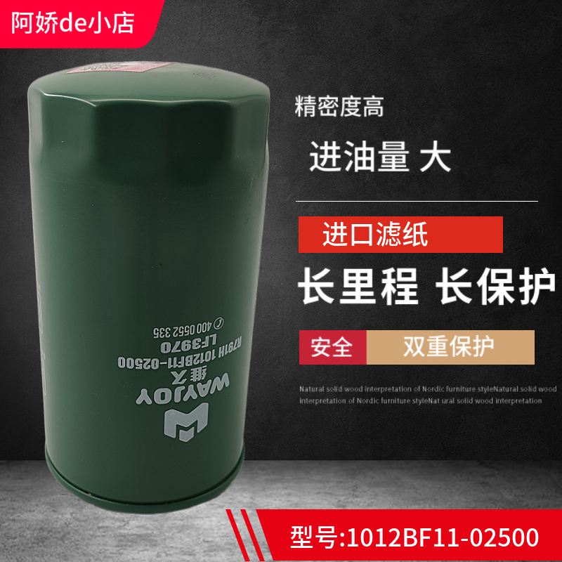 R791H1012BF11-02500 LF3970 东风天锦4H 1012BF11机油滤清器滤芯