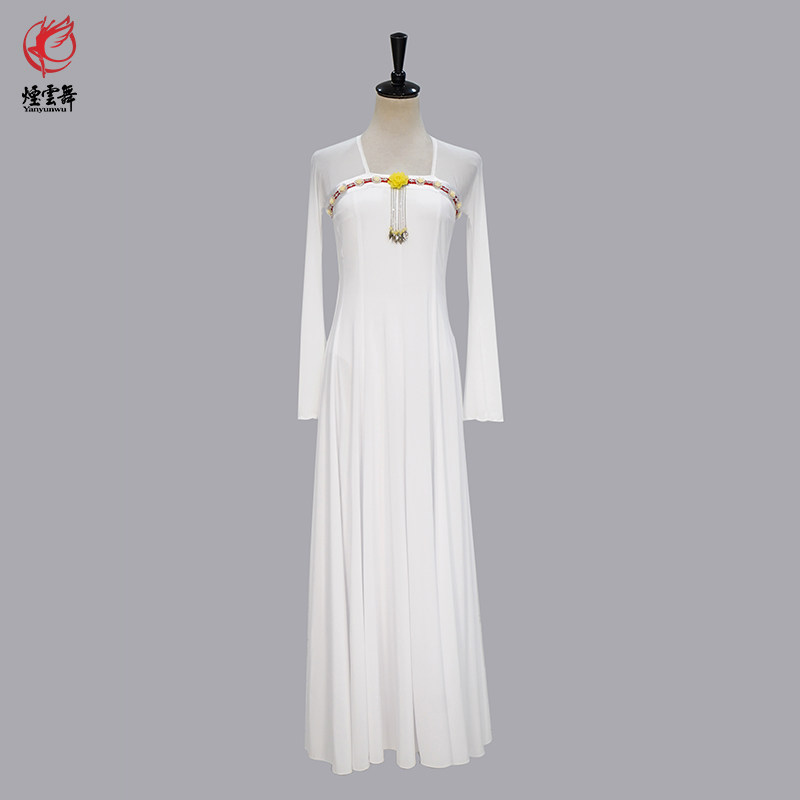 烟云舞古典舞演出服女舞蹈服现代舞套装华宵一同款独舞《长相思》