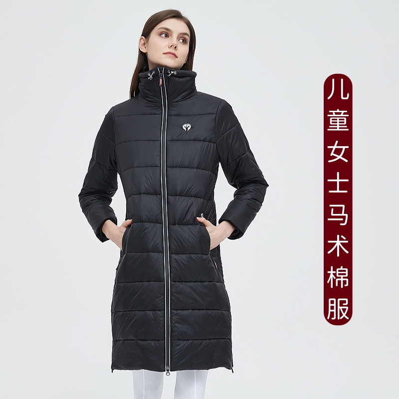 秋冬儿童男士女士马术保暖骑士服棉服马术训练骑马服专业马术装备