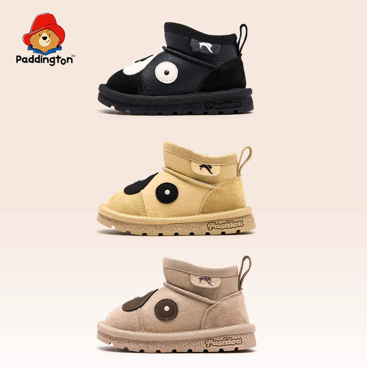 儿童冬季雪地靴男女宝宝保暖棉鞋