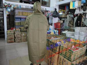 3520连体雨衣男女成人长款劳保雨披户外加厚帆布耐磨工地雨衣