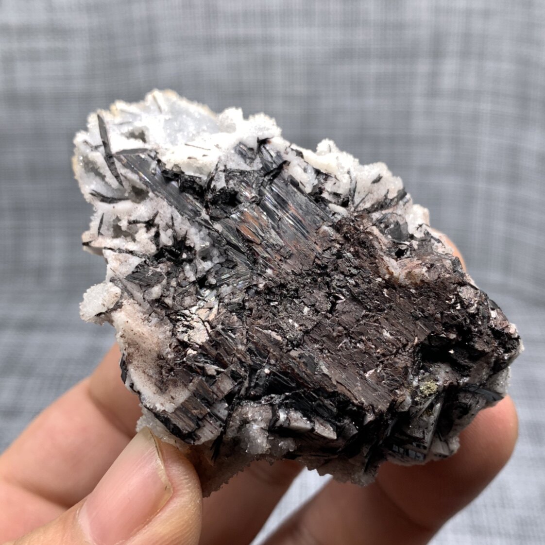 瑶岗仙稀有金属矿钨锰矿石英天然矿物晶体标本矿石原石收藏石头