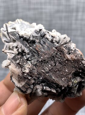 瑶岗仙稀有金属矿钨锰矿石英天然矿物晶体标本矿石原石收藏石头