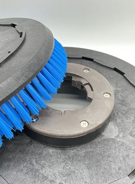 伽华机器18寸洗地刷17寸洗地刷75卡扣单擦机洗地刷广场清洗刷