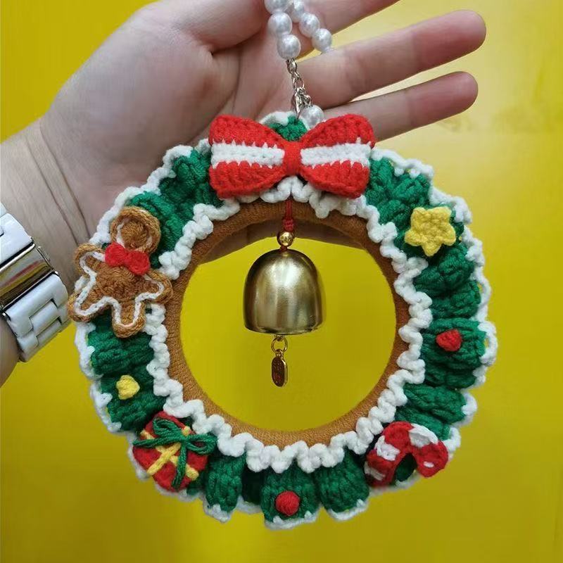 白色新料塑料圆环挂式捕梦网配件