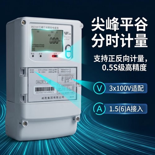 威胜DSZ331三相高压智能电表10KV