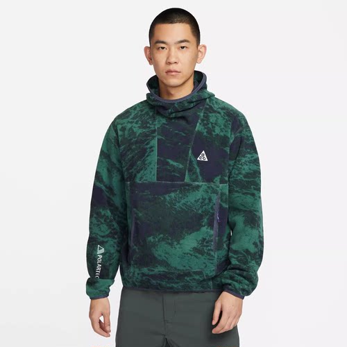 Nike耐克男子正品新款男士摇粒绒印花套头连帽卫衣FN2454-361