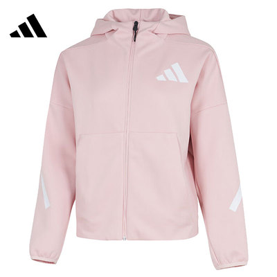 阿迪达斯adidas25秋款女子运动休闲夹克外套法雅 KC7905 KC0055