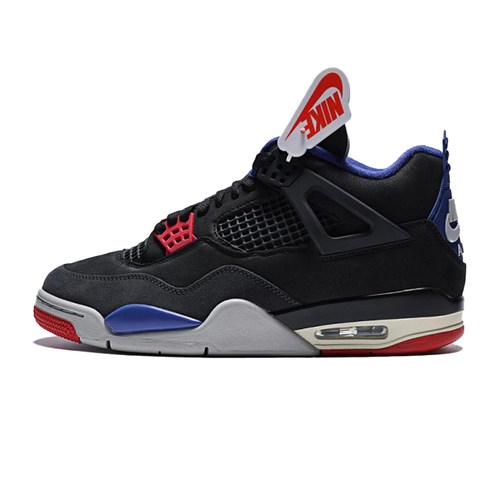 NIKE耐克男鞋Air 4 Retro黑灰复古休闲运动训练篮球鞋FV5029-003