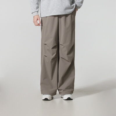 阿迪达斯三叶草阔腿伞兵裤25新款宽松束口梭织长裤IA7505 IA7504