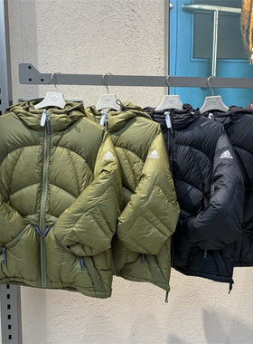 阿迪达斯26男子运动休闲潮流宽松连帽羽绒服外套 JV7653 JX1447