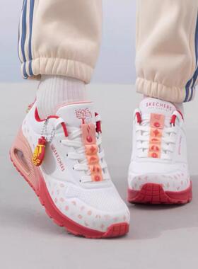 斯凯奇春季新款透气运动正品耐磨跑步鞋网面轻便休闲女鞋177920