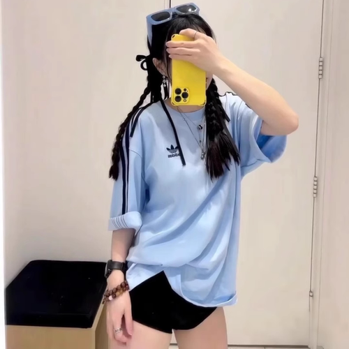 阿迪达斯三叶草男女宽松复古圆领短袖IZ2474/1832 JC7733 JP1056