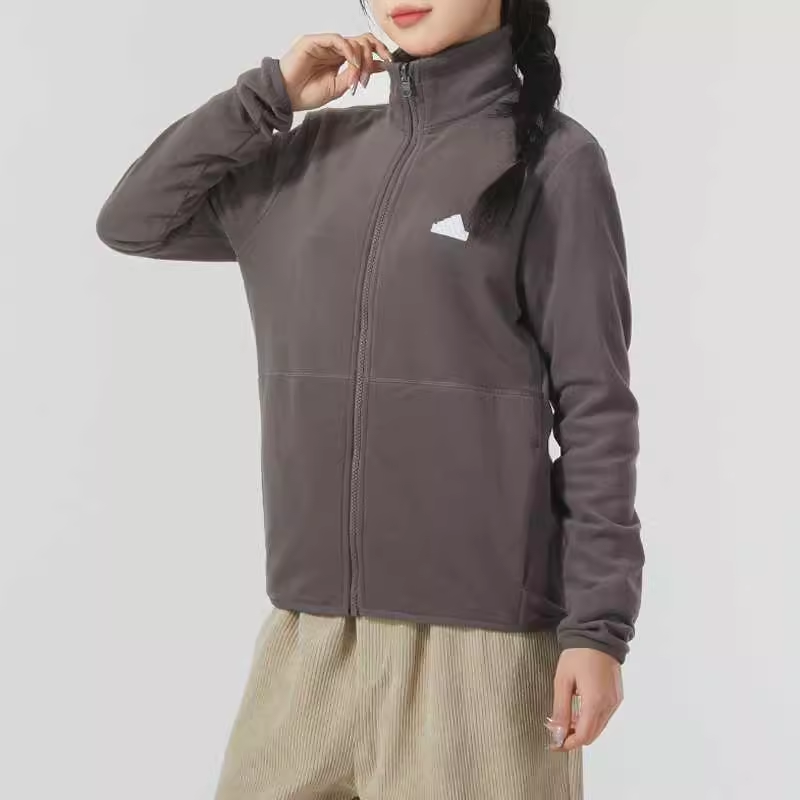 阿迪达斯外套女款春季新款时尚三合一保暖夹克 JE8588  JE8589