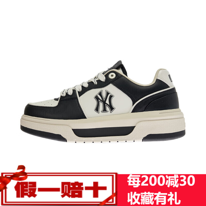 MLB低帮24年春季男女鞋增高休闲鞋3ASXCLS4N-50BKS-43BGS-50GRS