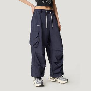 阿迪达斯三叶草女子26夏款工装风运动舒适休闲长裤KT3058 KT3059