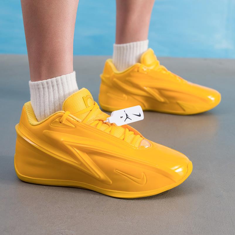 NIKE耐克男鞋篮球鞋黄色26新款KD19 EP健身训练运动鞋IH1120-700