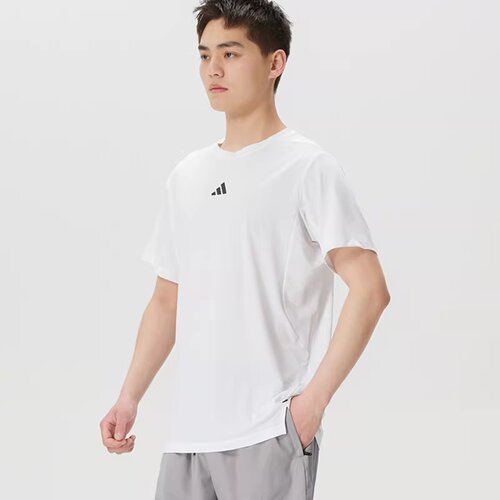 阿迪达斯男装26夏季新款快干透气健身运动短袖T恤KE9934 KE9931