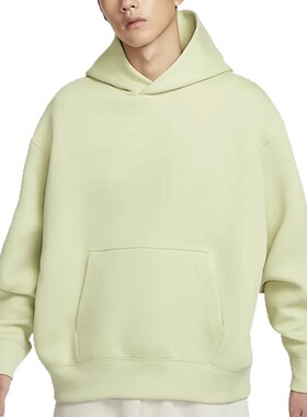 Nike/耐克卫衣男新款休闲运动宽松厚实双面针织连帽衫FZ0745-371