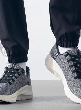 斯凯奇男鞋 男士一脚穿运动轻便网面透气休闲鞋232462/210281