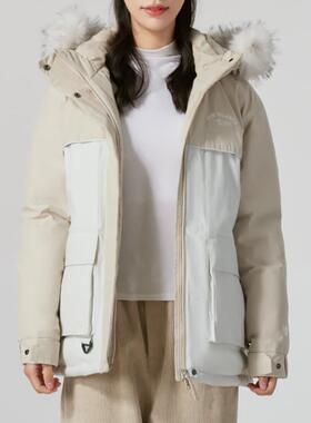 New Balance NB女子连帽保暖羽绒服潮流加厚保暖外套 NPE43042