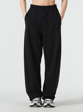 阿迪达斯女子25新款辣妹弯刀裤运动宽松休闲长裤 JZ1583 JZ1582