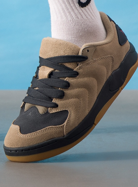 Nike/耐克男JORDAN SESSION棕黑色低帮复古运动篮球鞋IB3731-200