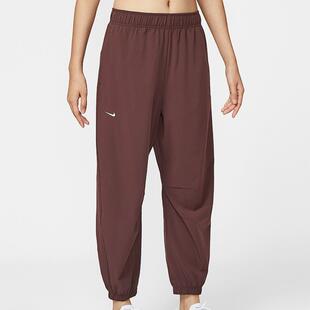 Nike/耐克女春秋新款宽松透气束脚裤运动训练梭织长裤IH8612-652