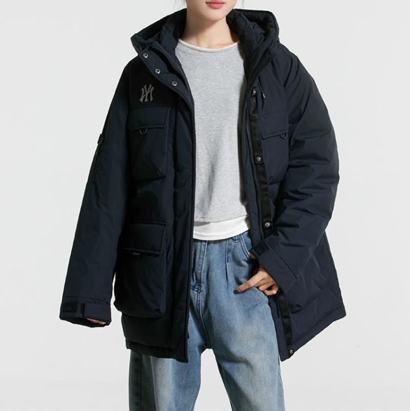 MLB/正品2026新款男女装外套情侣装中长款羽绒服3ADJB0756-50BKS图片