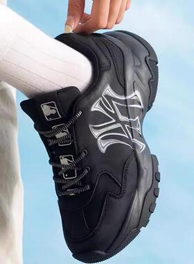 MLB25秋男女做旧厚底百搭老爹鞋时尚大标运动休闲鞋3ASHVT65N