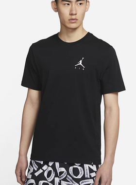 Nike耐克 AIR JORDAN AJ男子刺绣LOGO休闲运动短袖T恤DA6800-010