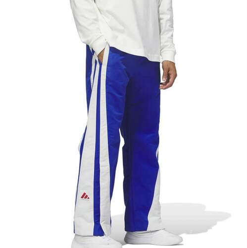adidas/阿迪达斯篮球运动裤2026春季男女蓝白撞色梭织长裤KF2063