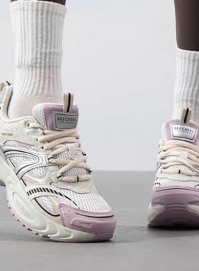 斯凯奇2025春新款女鞋网面透气复古缓震运动休闲鞋177606 149544