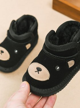 雪地靴冬季加绒加厚保暖婴儿棉鞋