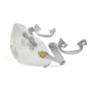 代尔塔防雾防刮擦防冲击飞溅物配合安全帽式EN166EN170PC护目眼镜